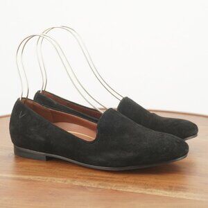 Vionic Womens Willa Flats Size 7.5 Black Suede Slip On Orthotic